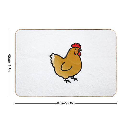 Chubby Chicken  Rapid-Drying Bath Mat