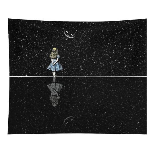 Alice In Wonderland Starry Night Tapestry
