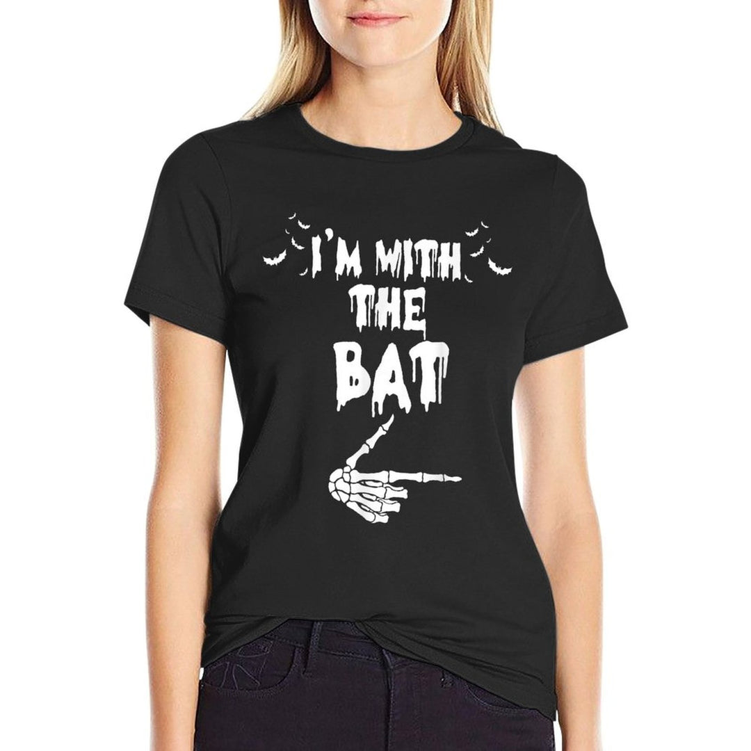 Im with The Bat Funny Matching Couple Costume Halloween  Odor-resistant T-Shirt