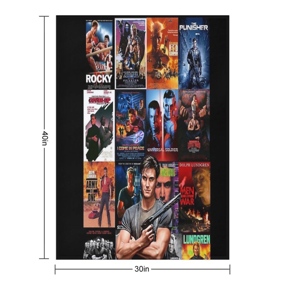 Cinema of Dolph Compact Throw Blanket