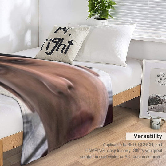 When The McRib Shrink-resistant Throw Blanket