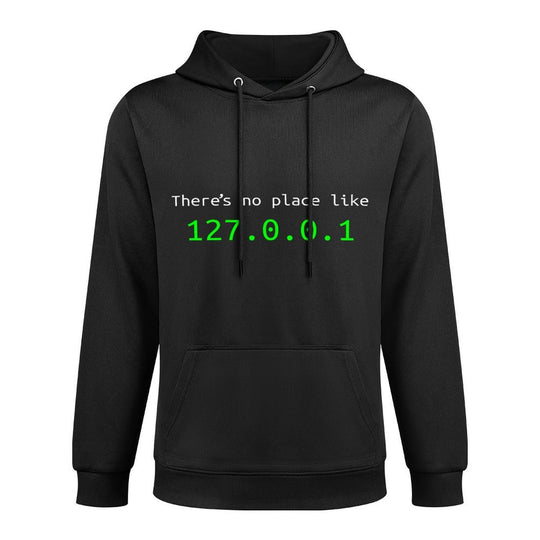 CyberCPU Unisex-Adults Black Modern Casual Machine Washable Hoodie