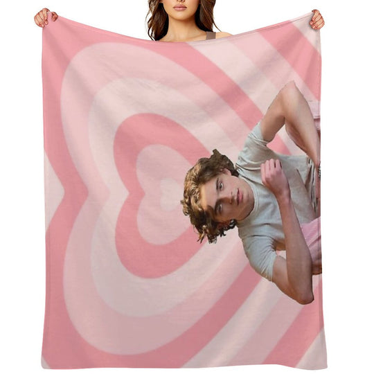 Timothee Chalamet Eco-conscious Throw Blanket