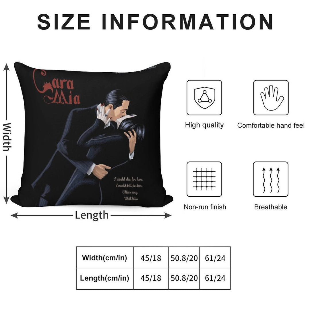 Cara Mia Soft Decorative Cover Throw Pillow