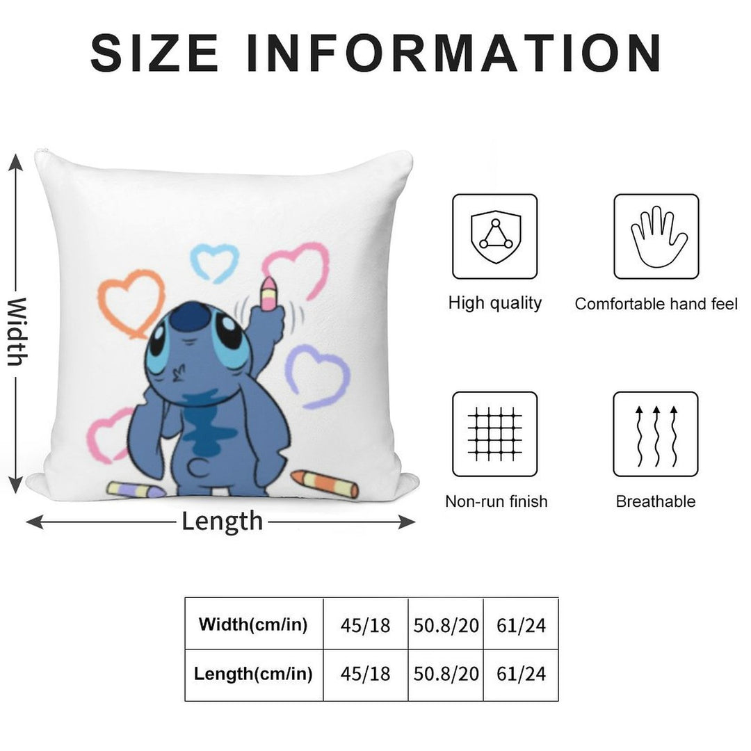 Stitch Love Soft Easy Maintenance Throw Pillow
