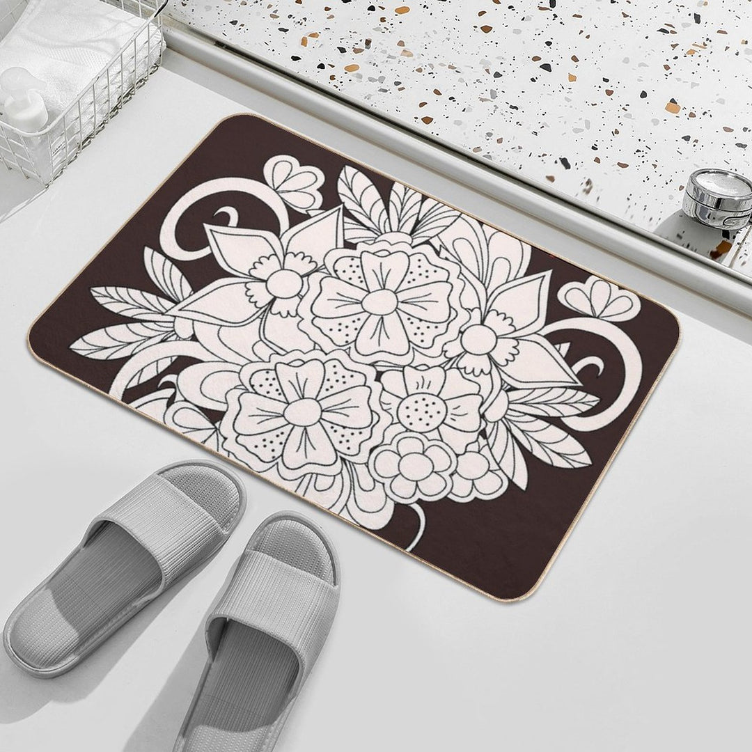 Bouquet with Love  Dirt-Trapping Bath Mat