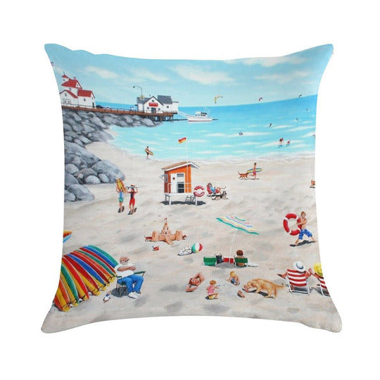 Dog Day Afternoon Soft Gift Ready Throw Pillow