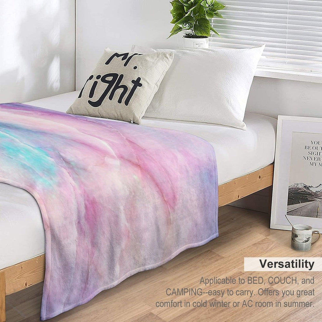 Iridescent Marble Premium Throw Blanket
