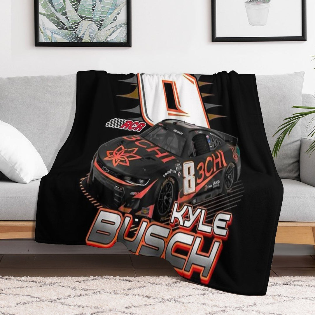 Kyle Busch Premium Throw Blanket