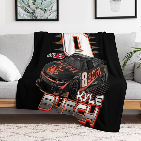 Kyle Busch Premium Throw Blanket