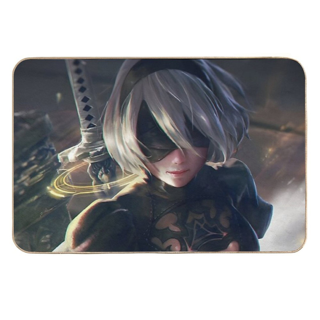 Yorha - Nier Automata  Easy Maintenance Bath Mat