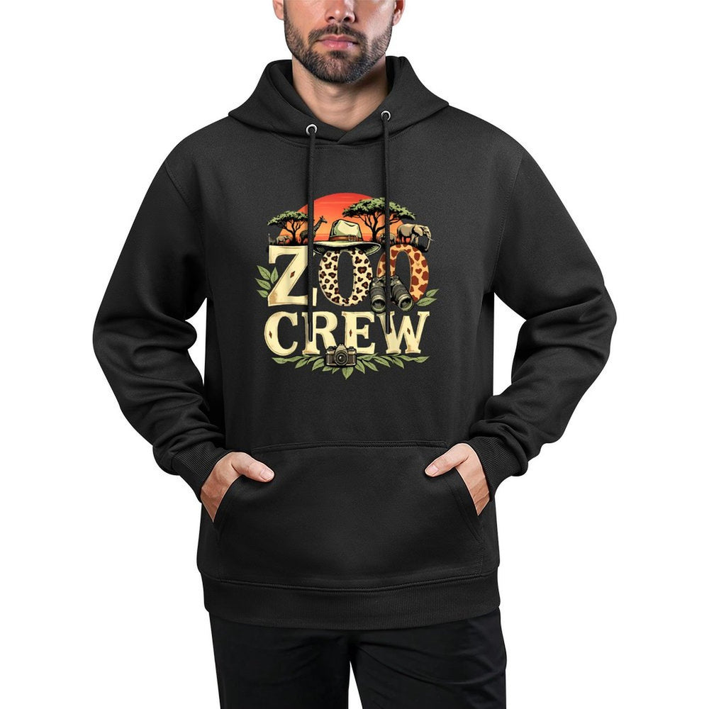 Zoo Crew Safari Animals Wildlife Animal Wild Field Trip Pilling-Resistant Hoodie
