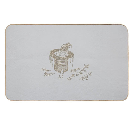 Bad Language V2 (light Gray)  Non-Slip Bath Mat