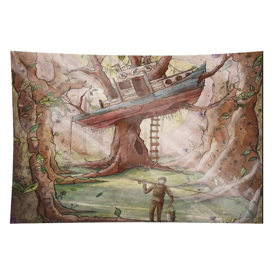 Fisherman of The Forest Tapestry