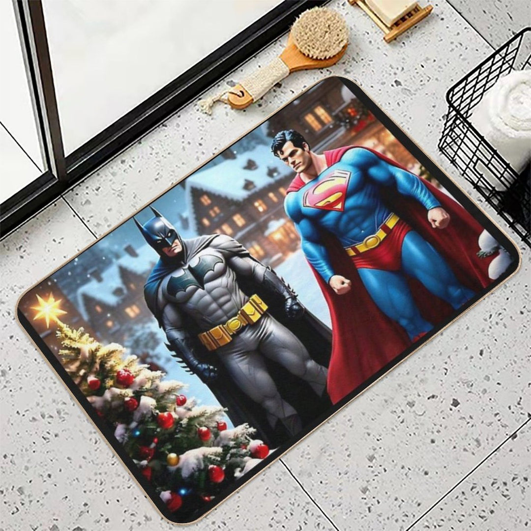 A Super Christmas 1  Absorbent Bath Mat