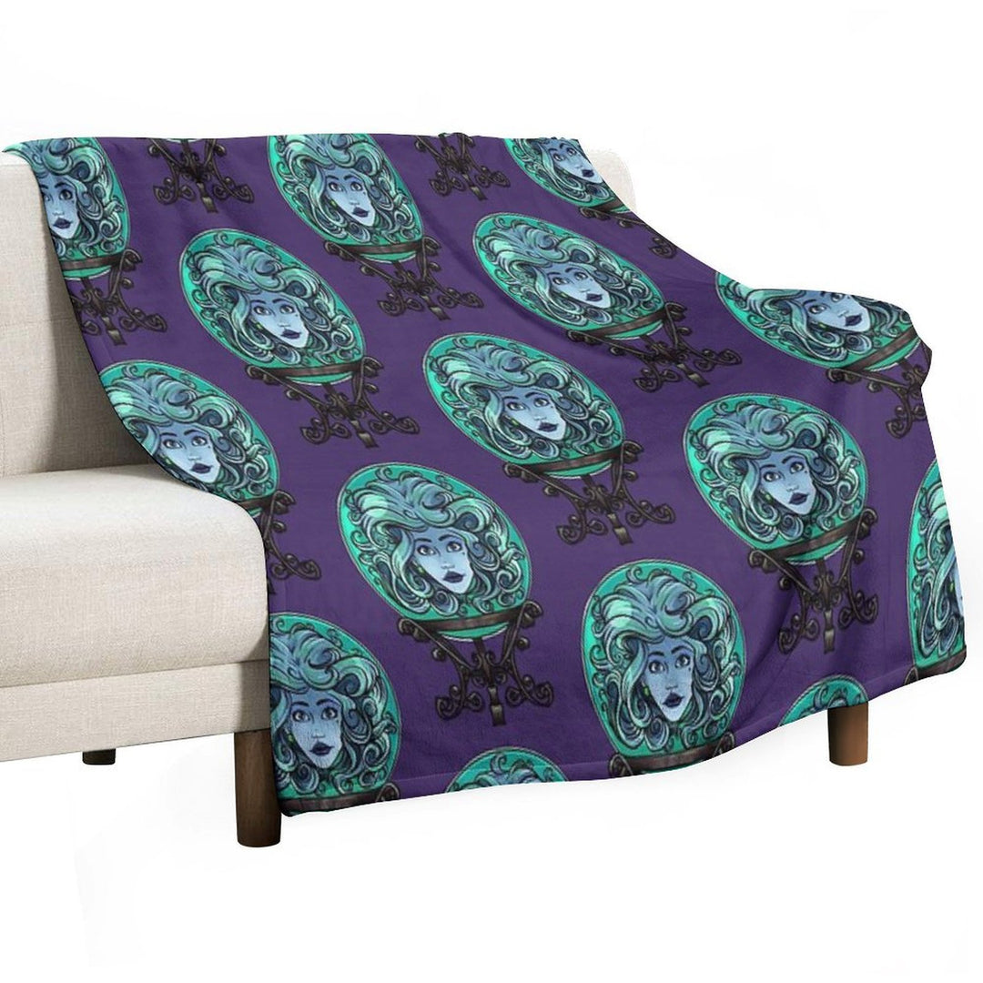 Madame Leota, No Background All-season Throw Blanket