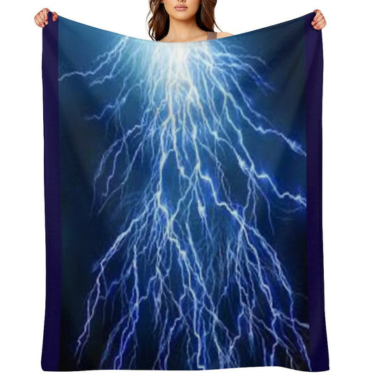 Lightning Storm All-season Throw Blanket