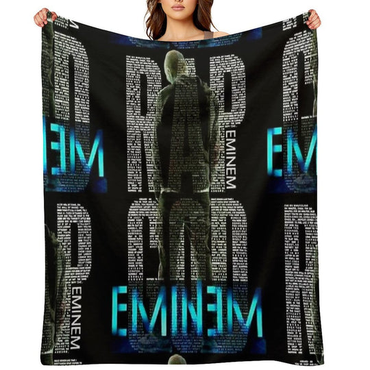 Rap God Eminem Travel-friendly Throw Blanket