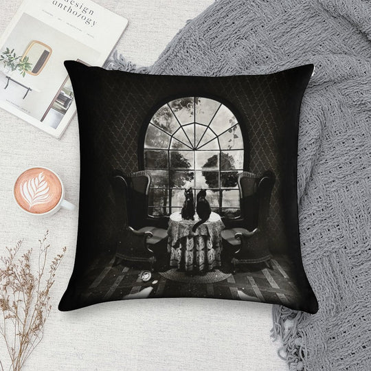 Room Skull Soft Bedroom Essential Throw Pillow