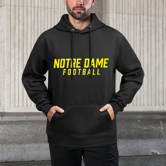 Notre Dame High School Football Team Durable Construction Hoodie