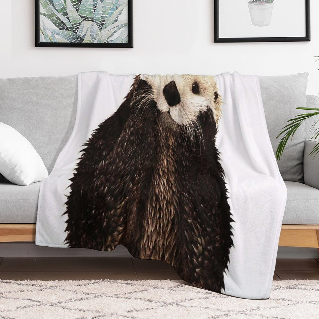 Otters Gonna Ott All-season Throw Blanket