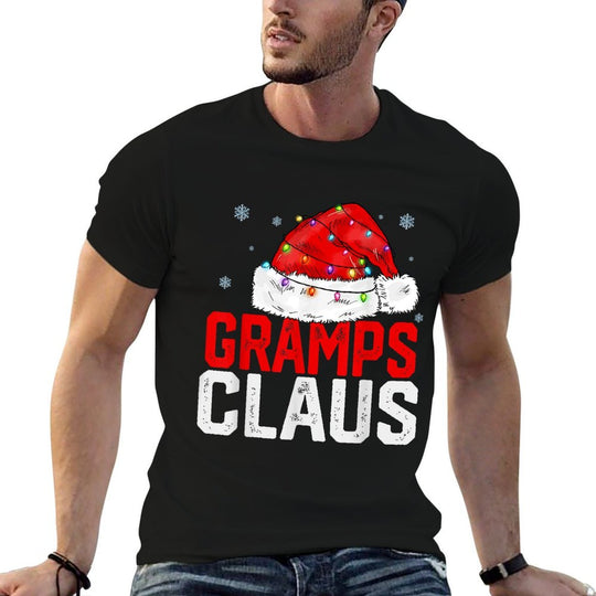 Gramps Claus Funny Xmas Family Matching Grandpa Christmas  Slim-fit Cut T-Shirt