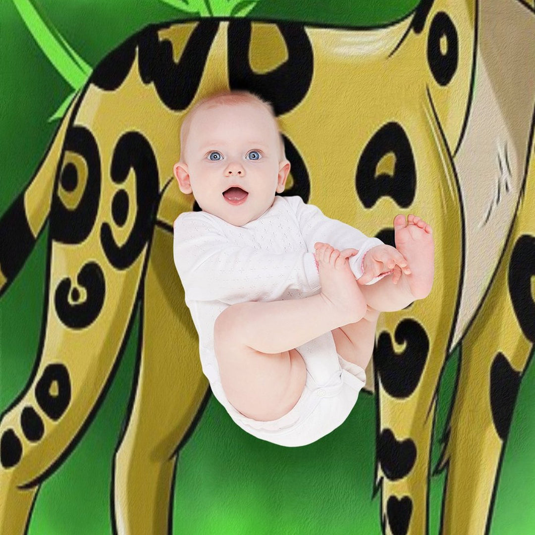 Lion Cartoon Guard Fuli Comfort Throw Blanket