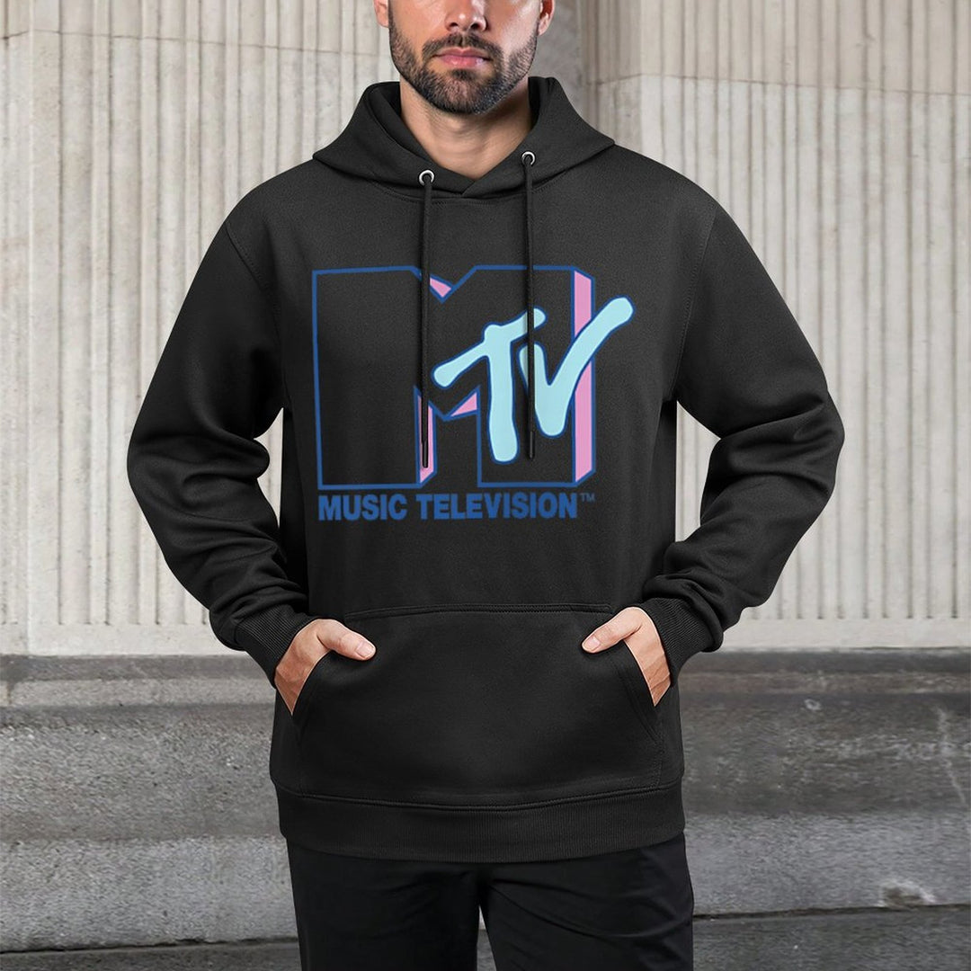 MTV Logo Music Television Pastel Pink And Blue All-Day Comfort Hoodie