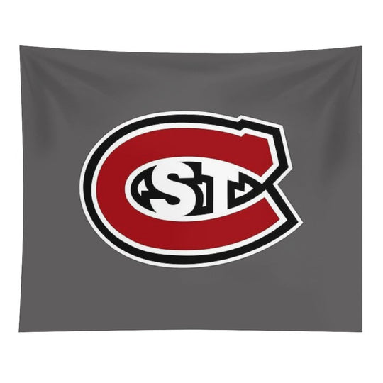 Red Huskies Tapestry