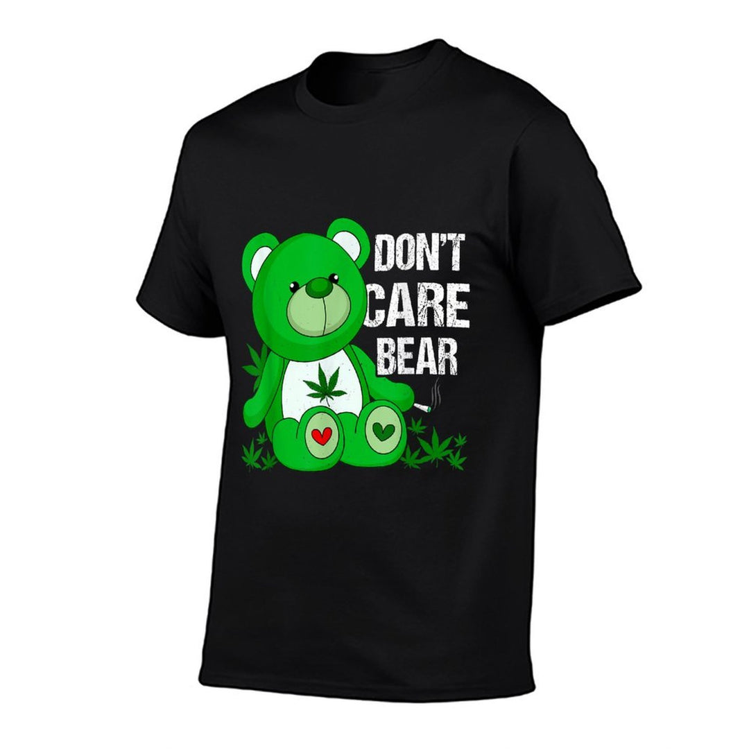 Weed Bear Herb Bear Dont Care Funny Bear Marijuana Cannabis  Affordable Price T-Shirt