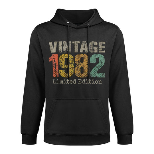 Vintage 1982 Limited Edition 43rd Birthday Gifts 43 Year Old Relaxed Fit Hoodie