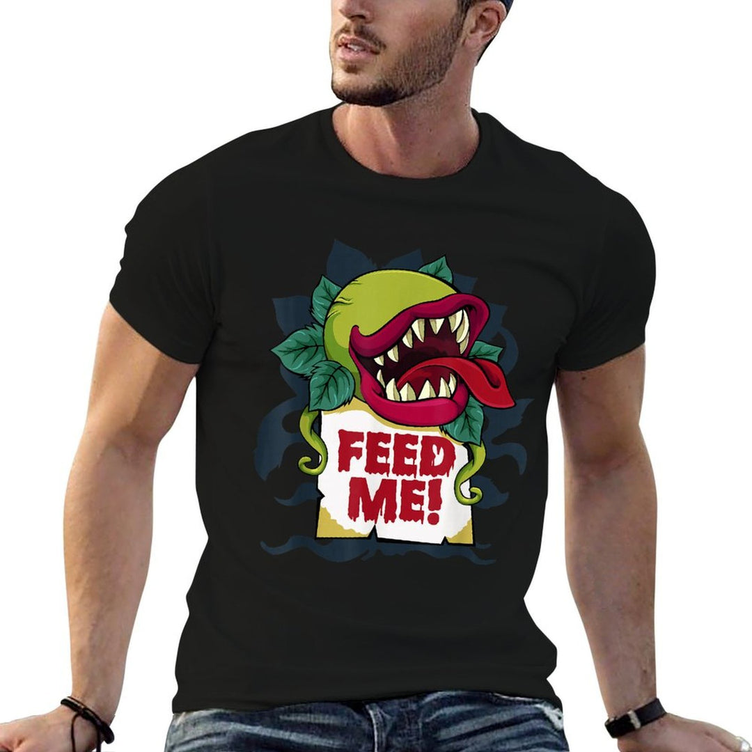 Feed Me Lazy Halloween Costume Monster Plant Gardening  Easy-care T-Shirt