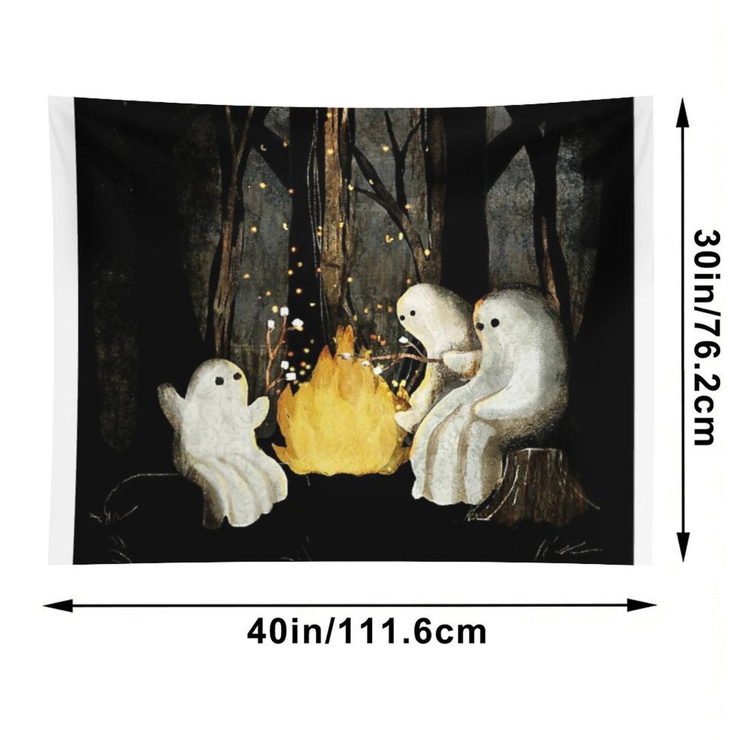 Marshmallows And Ghost Stories Tapestry