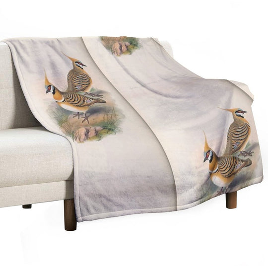 John Gould The Birds of Australia 1869 069 Lophophaps Leucogaster Compact Throw Blanket