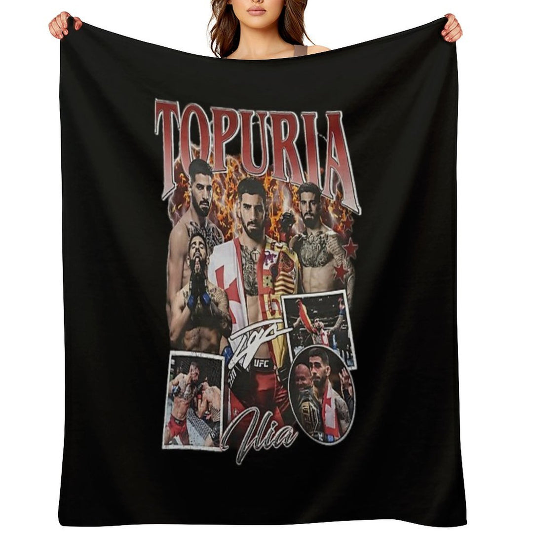Ilia Topuria El Matador Signature All-season Throw Blanket