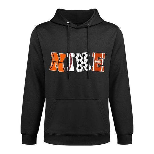 9th Birthday Sports Birthday Party 9 Year Old Boy Premium Versatile Streetwear Hoodie