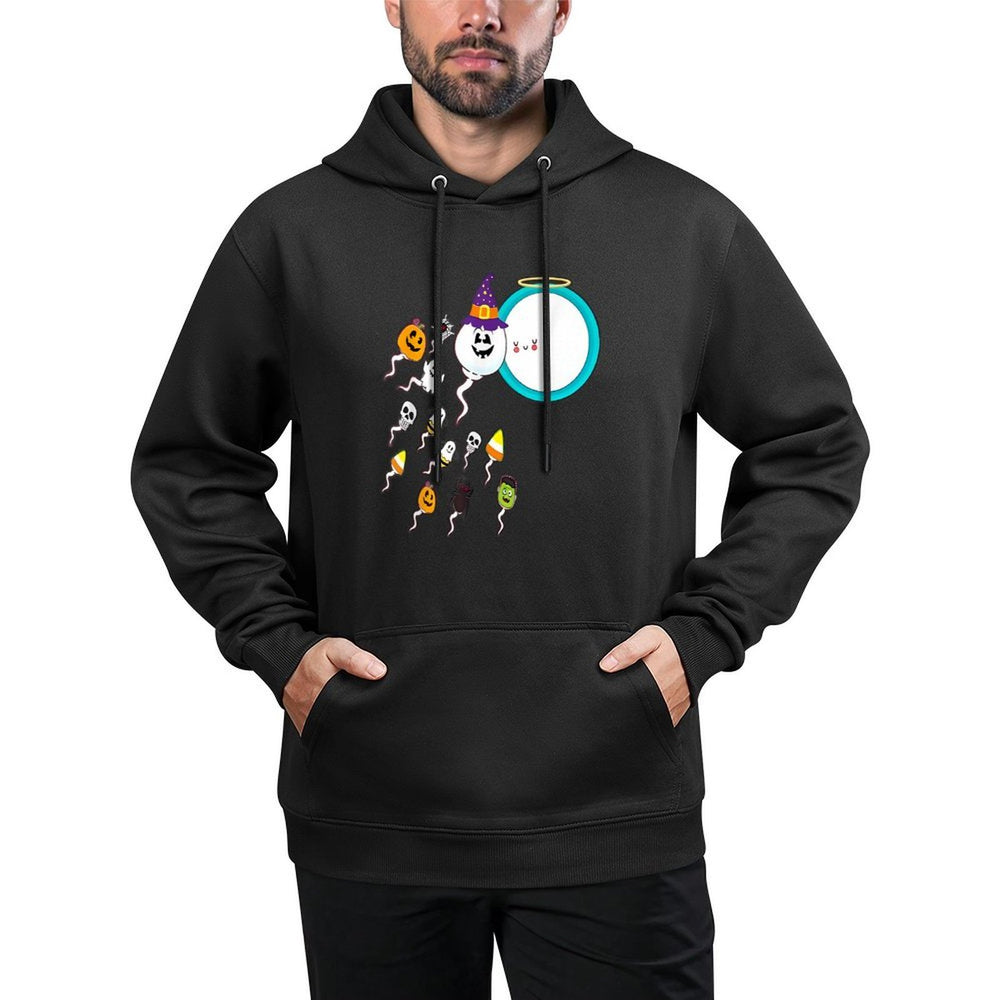Sperm Load Funny Halloween Medium-Weight Fabric Hoodie