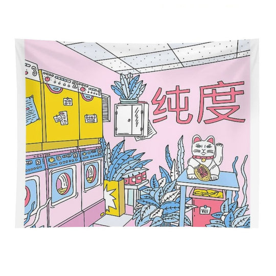 MANEKI WASH BLUE Tapestry