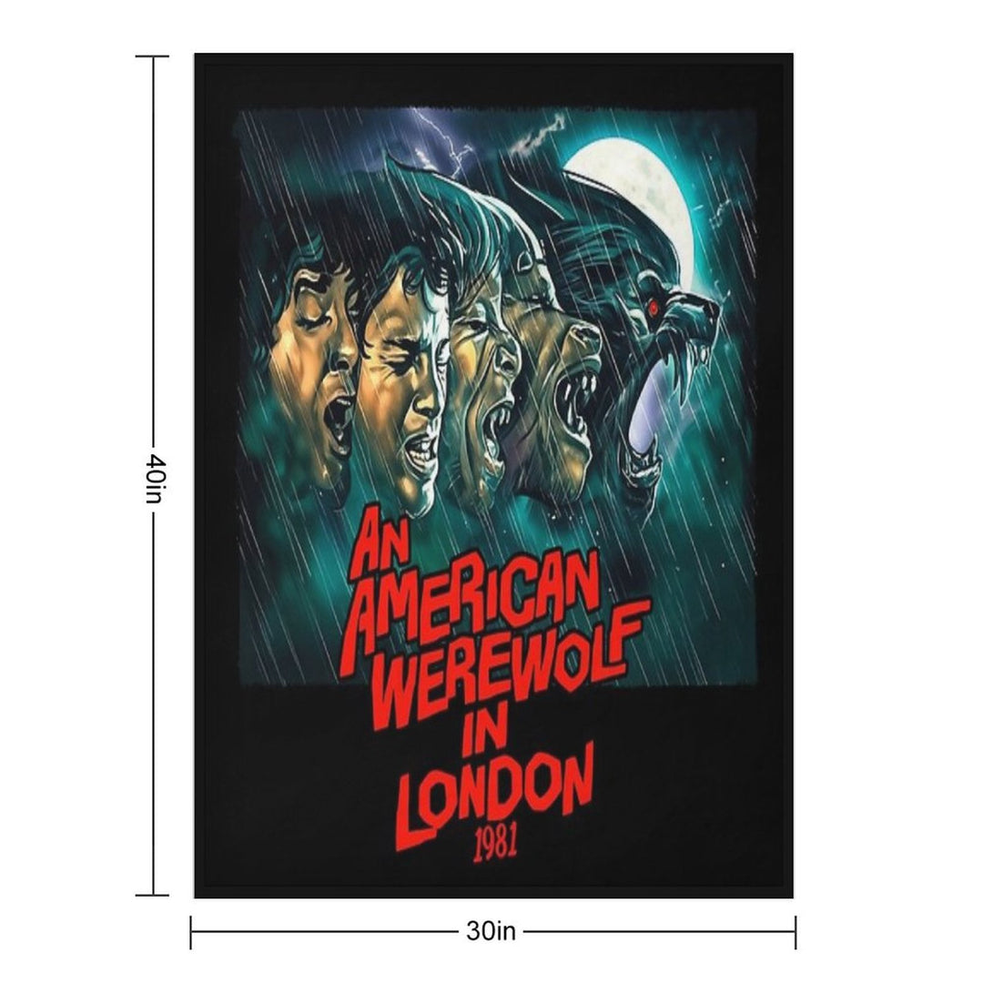 An American Werewolf in London Anti-pilling Throw Blanket