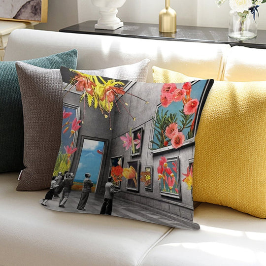 Natural History Museum Soft Shrink-Resistant Throw Pillow