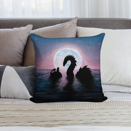 Silent Friends Soft Bedroom Essential Throw Pillow