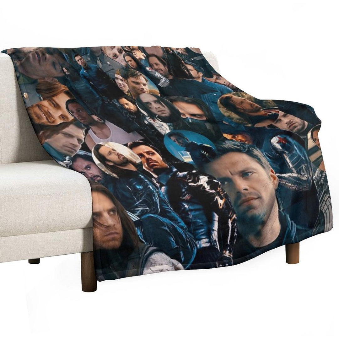 Sebastian Stan Versatility Throw Blanket