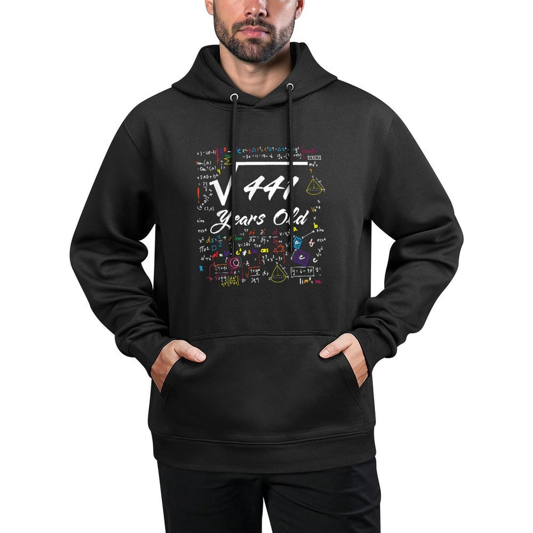 Square Root of 441 21 Years Old 21st Birthday Relaxed Fit Hoodie