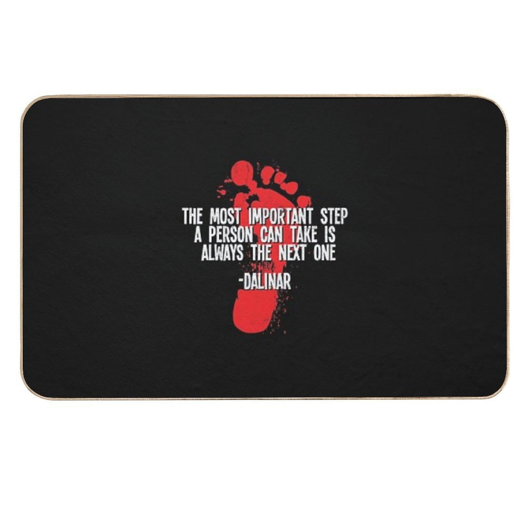Dalinars Next Step  Dirt-Trapping Bath Mat
