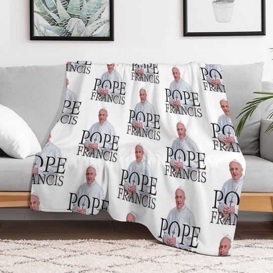 Pope Francis Compact Throw Blanket