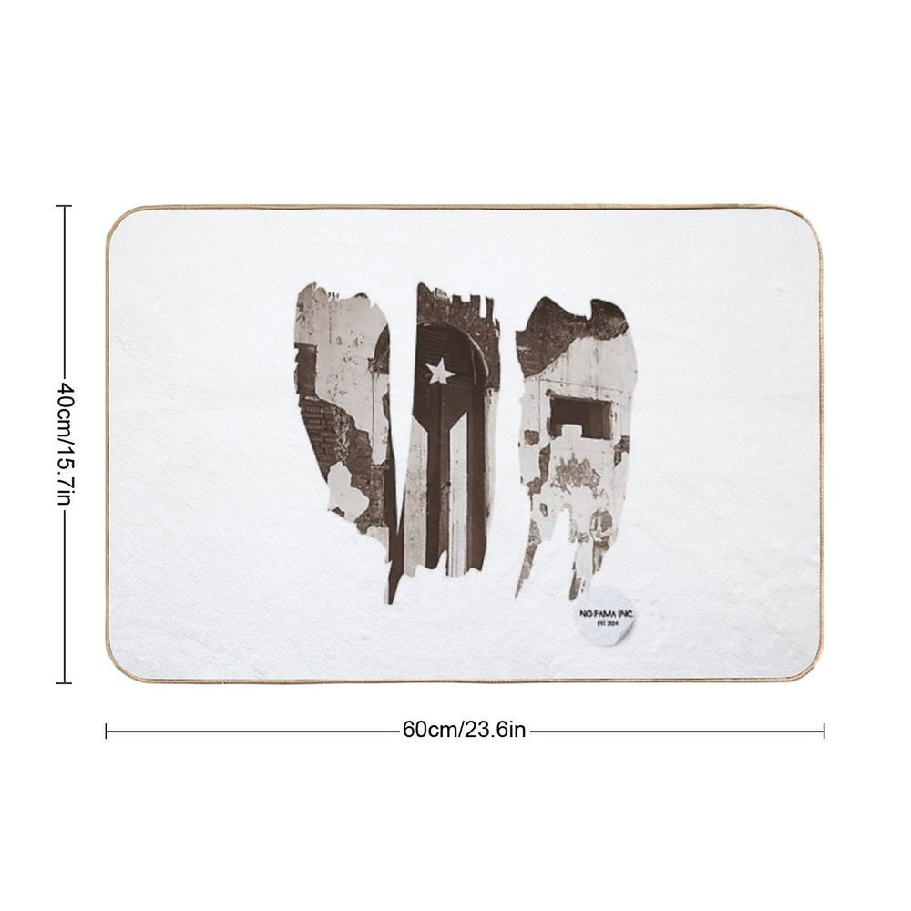 Travel The World Puerto Rico  Anti-Trip Bath Mat