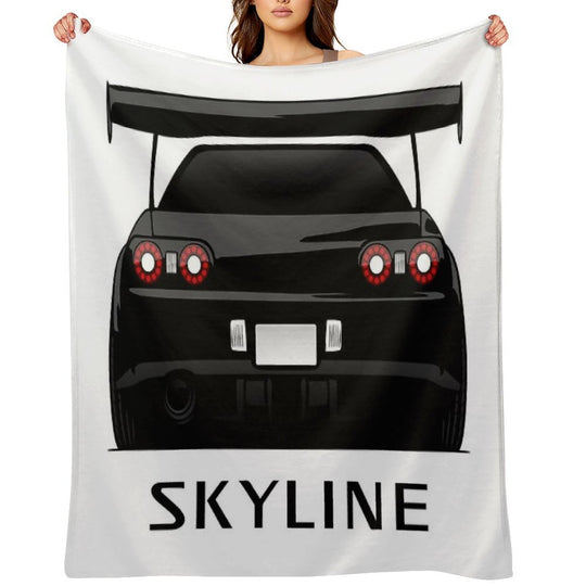Nissan Skyline GT-R R32 Versatility Throw Blanket
