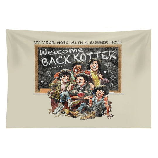 Welcome Back Kotter Vintage Worn Tapestry