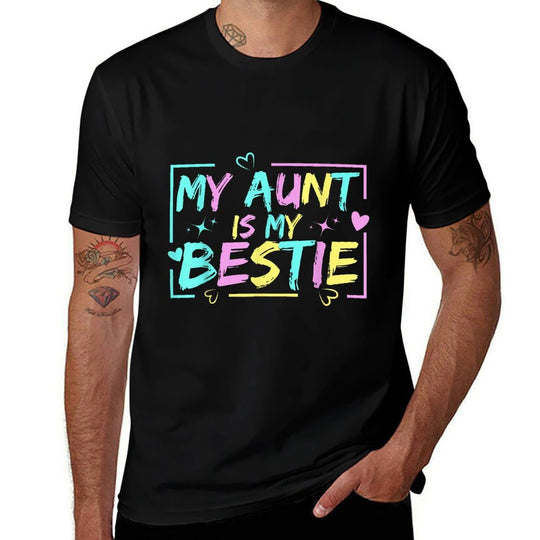 My Aunt Is My Bestie Aunt And Niece Matching  Slim-fit Cut T-Shirt