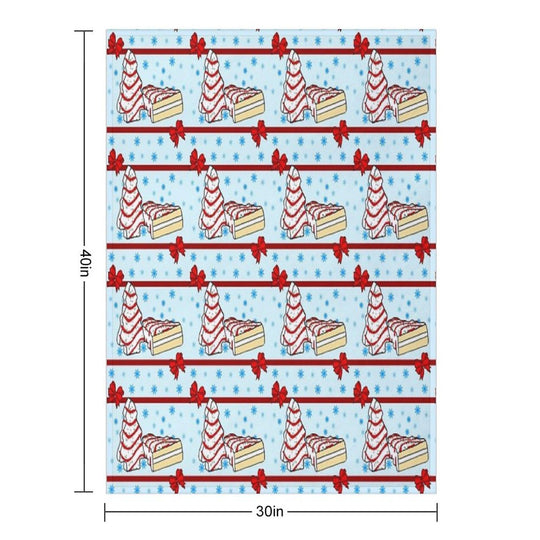 Little Debbie Christmas Cakes Compact Throw Blanket